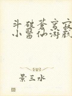 斗破苍穹寂寞的小医仙游戏世界