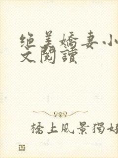 绝美娇妻小说全文阅读