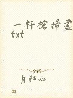一杆枪扫尽全家txt