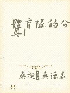 体育队的公用玩具1