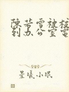 陈若雪被校长抱到办公室电影