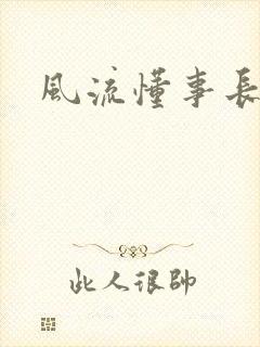风流懂事长