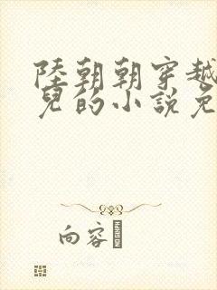 陆朝朝穿越成婴儿的小说免费阅读全文