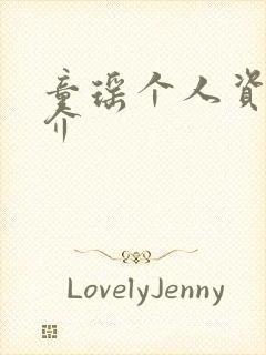 童瑶个人资料简介