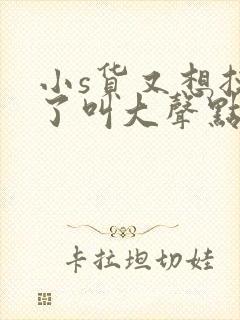 小s货又想挨c了叫大声点