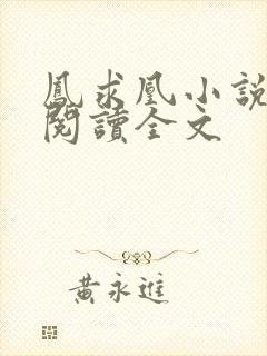 凤求凰小说免费阅读全文