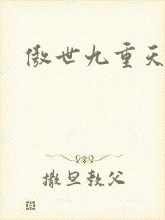 傲世九重天小说封面