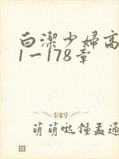 白洁少妇高义第1一178章