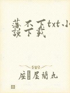 落不下txt小说下载