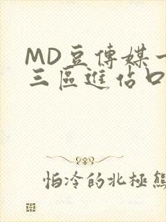 MD豆传媒一二三区进站口