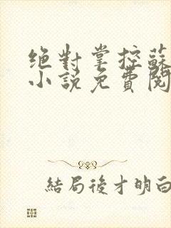 绝对掌控苏绵绵小说免费阅读全文