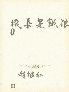 机长是饿狼第10封面