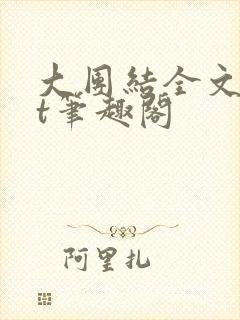 大团结全文txt笔趣阁
