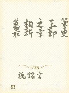 万相之王笔趣阁最新章节更新时间