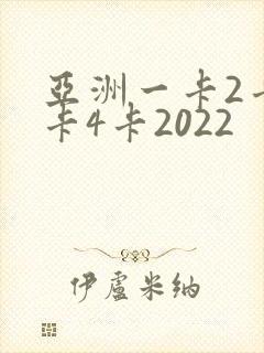 亚洲一卡2卡三卡4卡2022封面