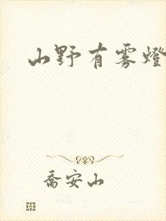 山野有雾灯封面