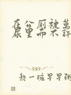 在公厕被万人c尿里面不许漏