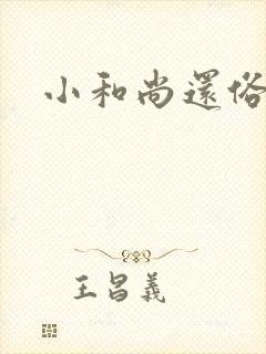 小和尚还俗记封面