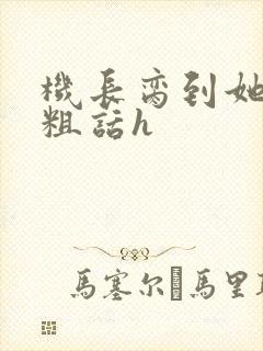 机长脔到她哭h粗话h