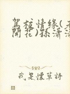 驾校情缘(老树开花)孙潇潇笔趣阁