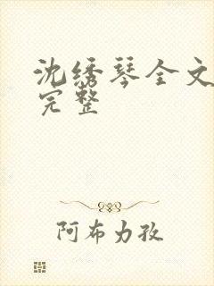 沈绣琴全文阅读完整