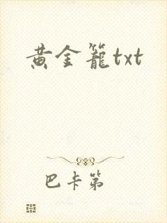 黄金笼txt