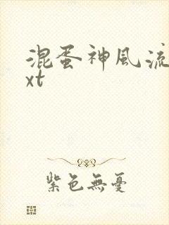 混蛋神风流史txt