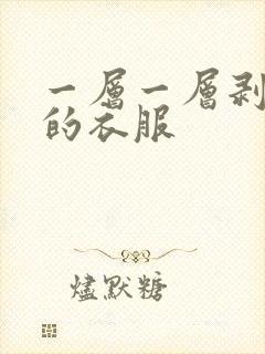 一层一层剥掉你的衣服封面
