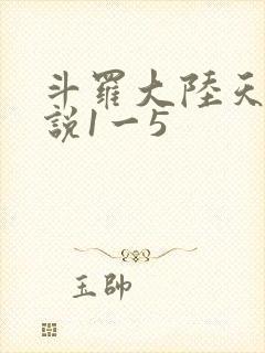 斗罗大陆天狂传说1一5