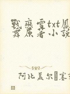 战恋雪txt凤舞原著小说