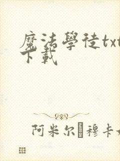 魔法学徒txt下载