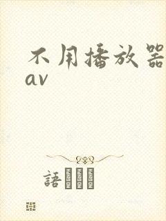 不用播放器的gav