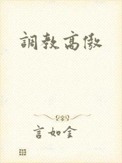 调教高傲封面