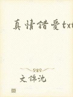 真情错爱txt