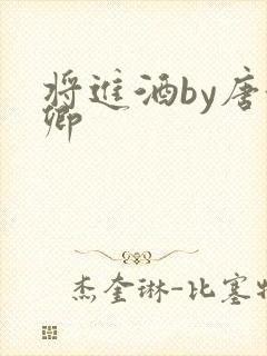 将进酒by唐酒卿封面