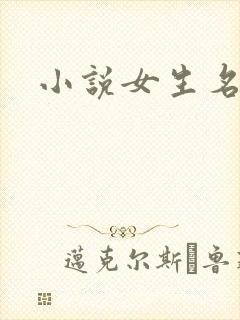 小说女生名字
