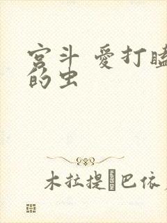 宫斗 爱打瞌睡的虫封面