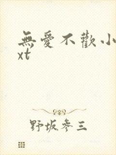 无爱不欢小说txt