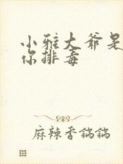 小雅大爷是在帮你排毒封面