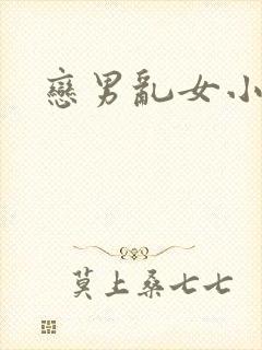 恋男乱女小说