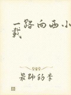 一路向西小说下载封面