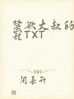 禁欲大叔的心尖宠TXT封面