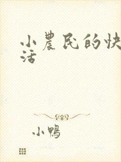 小农民的快乐生活封面