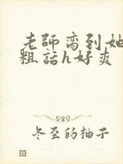 老师脔到她哭h粗话h好爽封面