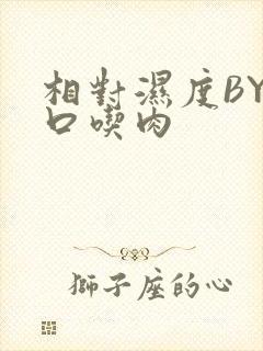 相对湿度BY大口吃肉