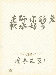 老师你的兔子好软水好多封面