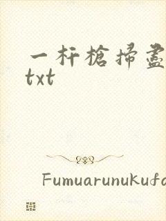 一杆枪扫尽全家txt