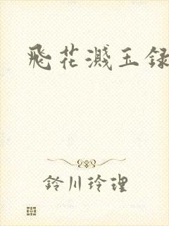 飞花溅玉录