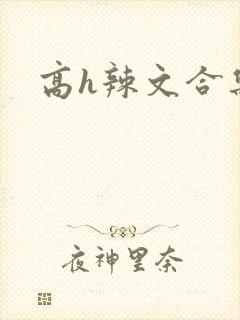 高h辣文合集封面