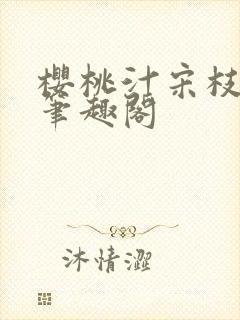 樱桃汁宋枝江野笔趣阁